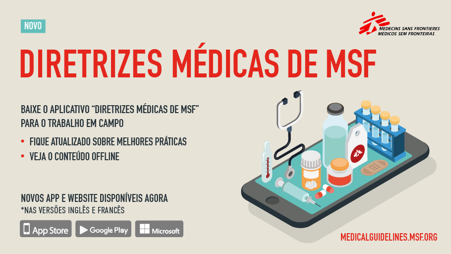 MSF lança novo aplicativo de diretrizes médicas MSF lança novo aplicativo de diretrizes médicas