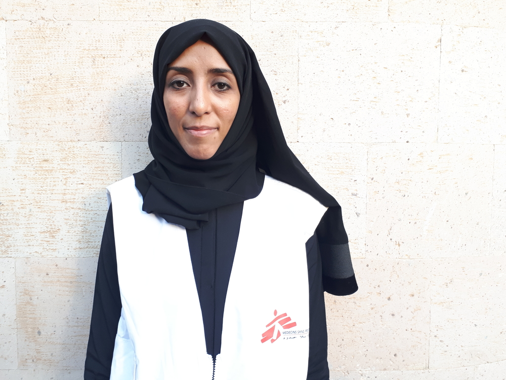 Monia Khaled, de MSF. Monia Khaled, de MSF.