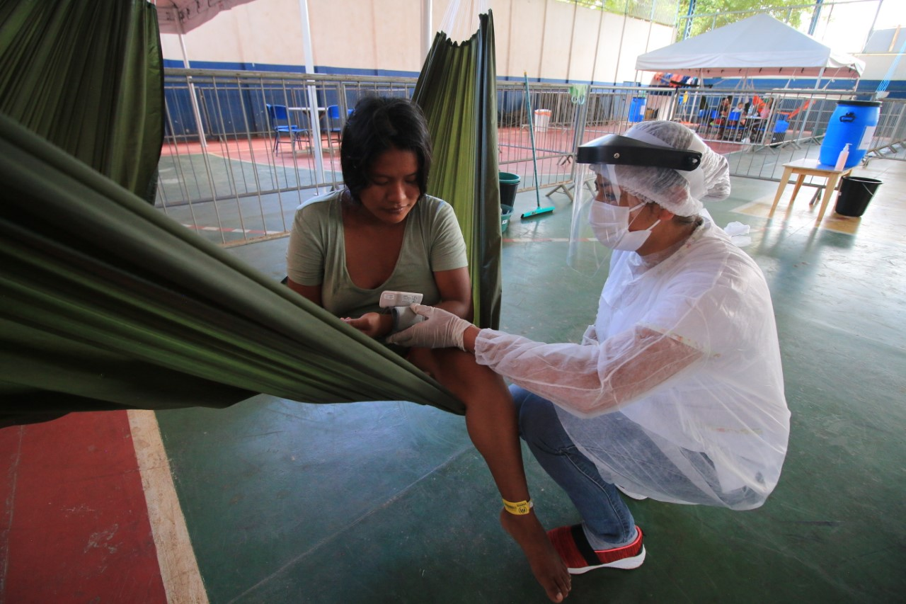 Inaugurado em Manaus centro de observação para pacientes com COVID-19 Inaugurado em Manaus centro de observação para pacientes com COVID-19
