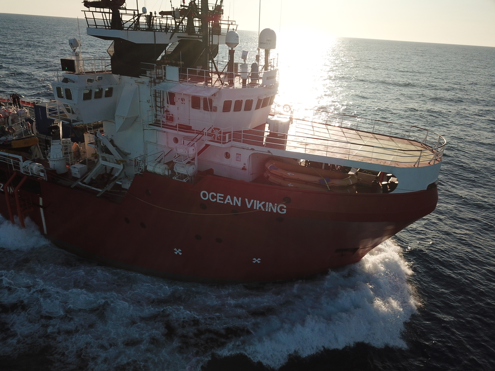 Sobreviventes resgatados pelo Ocean Viking poderão desembarcar em Lampedusa Sobreviventes resgatados pelo Ocean Viking poderão desembarcar em Lampedusa