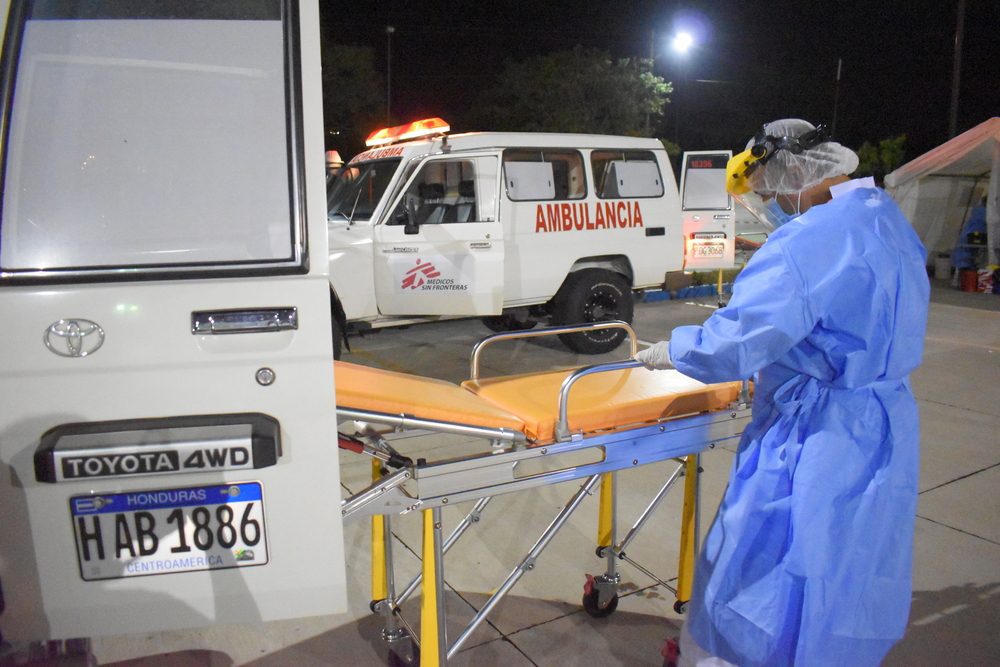 Honduras: em apenas dois meses, ambulâncias de MSF garantem que 868 pacientes com COVID-19 cheguem ao hospital com vida Honduras: em apenas dois meses, ambulâncias de MSF garantem que 868 pacientes com COVID-19 cheguem ao hospital com vida