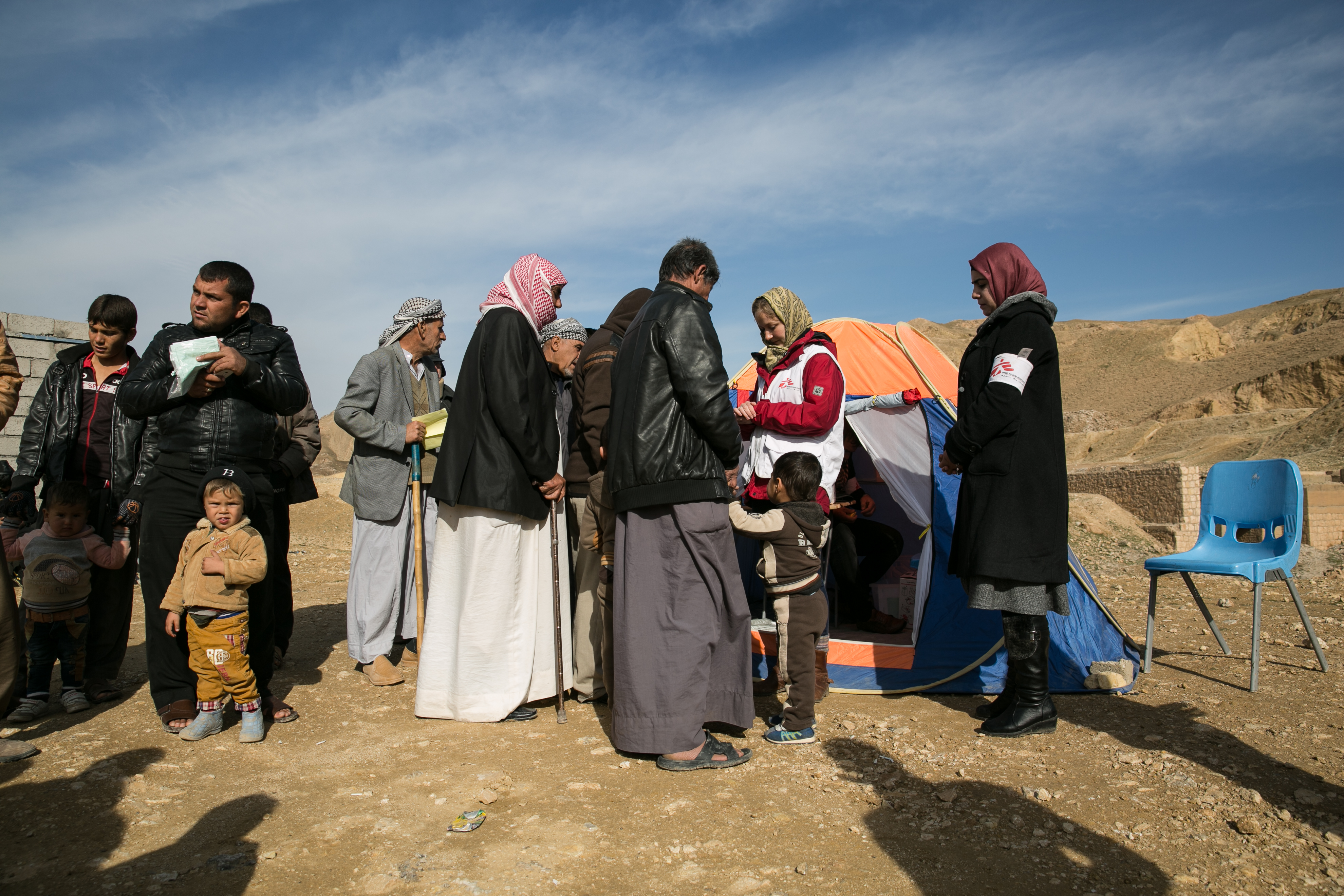 Clínica móvel em Kirkuk Clínica móvel em Kirkuk