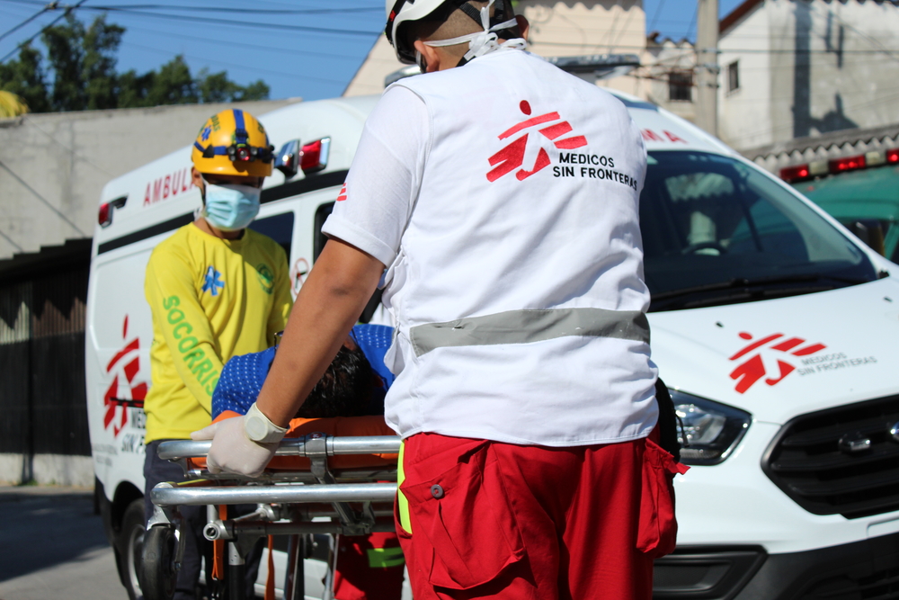 MSF realiza serviço de ambulância em Ilopango, El Salvador MSF realiza serviço de ambulância em Ilopango, El Salvador