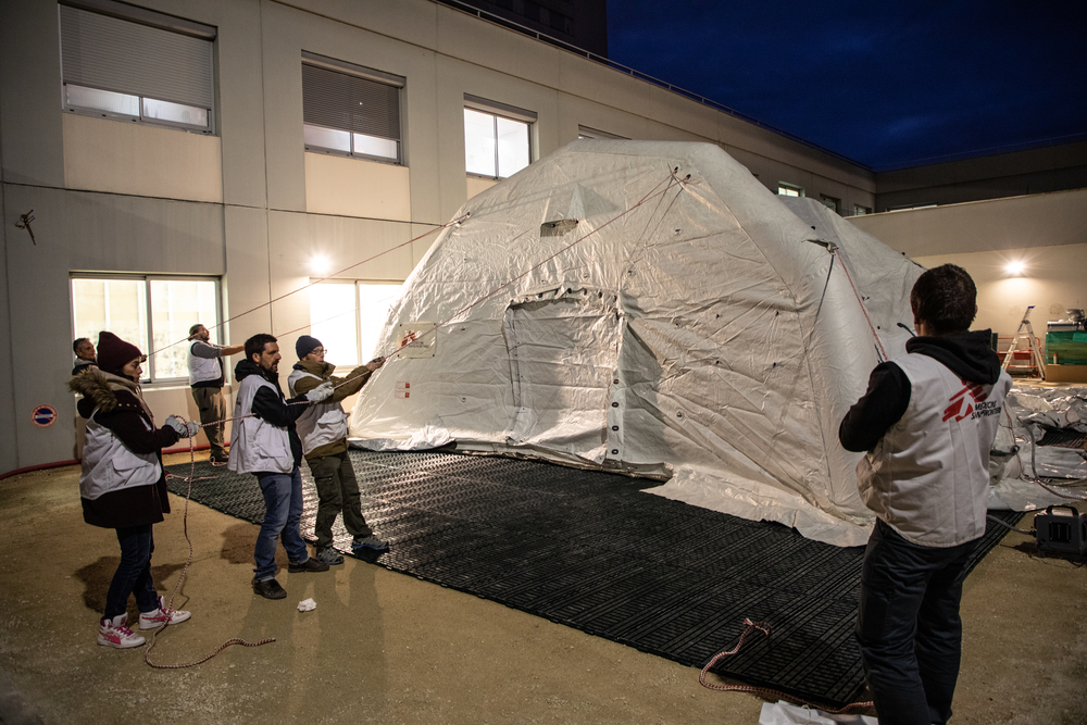 MSF ajuda na resposta à COVID-19 em Reims, na França MSF ajuda na resposta à COVID-19 em Reims, na França