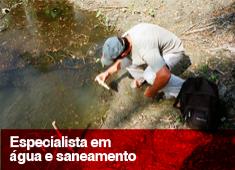 Especialista em água e saneamento